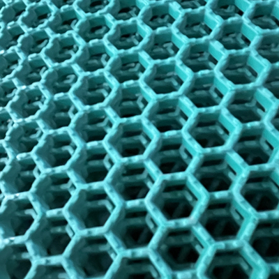 Anti Slip Outdoor Hexagonal Pvc Door Mat / Floor Mat Eco Friend
