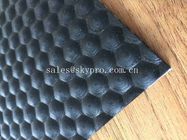 Anti - fatigue Utility Mat with Insertion Stable Pebble Pattern , Hexagon Cow Horse Stall Rubber Matting