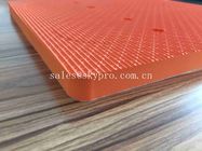 One Side Orange EVA Sheet For Shoe , Comfortable EVA Rubber Sole Sheet For Home