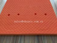 One Side Orange EVA Sheet For Shoe , Comfortable EVA Rubber Sole Sheet For Home