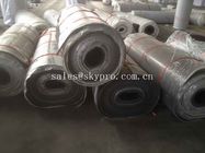 Fabric Rubber Sheet Roll , Textured Surface Rubber Sheets With Cotton Nylon And EP Inserts Smooth