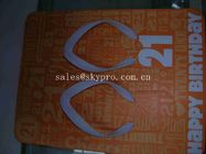 Orange Solid Color EVA Foam Sheet Heat Transfer Printing For Outdoor