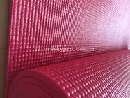 Durable Custom Printed EVA Red Yoga Mat , Foam Rubber Sheets For Fitness Club