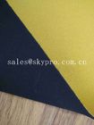 Yellow Heat Resistant Neoprene Fabric Roll 1mm SBR Rubber Sheets Coated