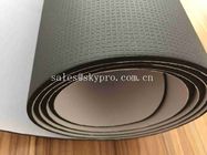 2mm Thick Fitness Non Slip Recyclable Yoga Mat Screen Printing Rubber Training Mats