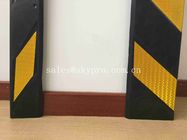 Garage Wall Reflective Molded Rubber Products , Soft Rubber Corner Protectors