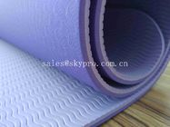 Comfortable TPE Soft Yoga Mat / Professional Design Outdoor Yoga Mat 3mm-15mm Thickness
