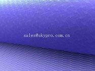 Custom Printing Neoprene Rubber Sheet / Professional Yoga Mat With TPE Foam Material