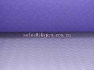 Colorful Dual Layers Custom Eco TPE Yoga Mat Patent Design , Light Weightiness