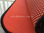 Eco - Friendly Yoga Mat Neoprene Rubber Sheet / Fancy Non Slip Yoga Mat