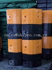 Durable High Strength Molded Rubber Products , Traffic Speed Bump Straight / Curved Shape