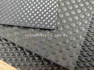 Non - Slip Outdoor Rubber Mats With Dot Studed Pattern / Rubber Garage Mats