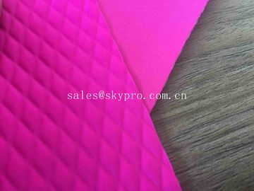 Double Sided Laminated Neoprene Fabric Roll Colorful Various Shape SCR Neoprene Rubber