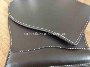 OEM Customized Printing Office PU Leather Mouse Mat Fashion Computer Mouse Pad