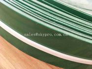 Oil - Proof Green PVC Rubber Conveyor Belt With Cleat Flange Skirt Sidewall