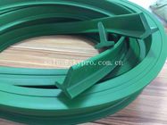 Professional Heavy Duty White / Green PVC Cleat Skirt Durable PVC Conveyor Belt for Food Industry