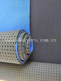 3mm Black Punched Perforated Neoprene Fabric With Different Size Holes / High Stretch