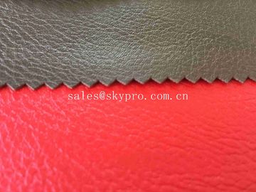 Faux Upholstery Home Textile Synthetic PVC / PU Artificial Leather For Living Room