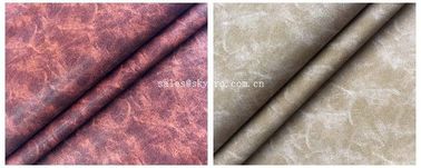 0.8mm Soft Crazy Horse Leather Perspiration Absorption No Crease PU PVC Faux Leather