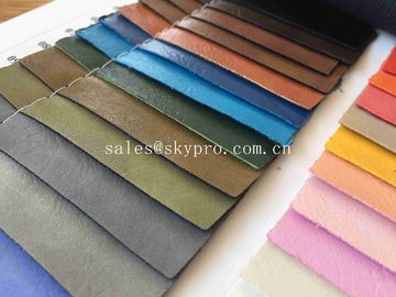 Environmental Protection PU Synthetic Leather Embossed PU Imitation Sheep Shrunk Grain