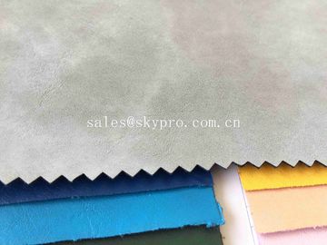 Environmental Protection PU Synthetic Leather Embossed PU Imitation Sheep Shrunk Grain