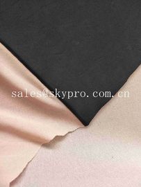 Fireproof Anti - Aging Black CR Beige Neoprene Fabric Roll CR Foam Rubber Sheet