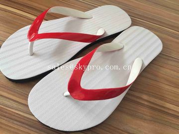 Die Cut Molded Rubber Products Plain Flat Customized Logo Beach Rubber Flip Flop