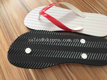 Die Cut Molded Rubber Products Plain Flat Customized Logo Beach Rubber Flip Flop