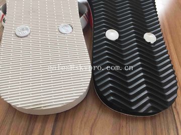 Lightweight Molded Rubber Products Rubber Spa Slippers Heat Transfer Printing