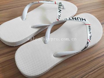 Microcellular Molded Rubber Products Beach Anti - Slip Summer Slipper With Jelly Strap