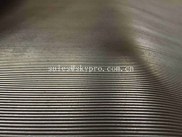 Commercial Industrial Heavy Duty Fine Ribbed Rubber Flooring Mat Comfortable