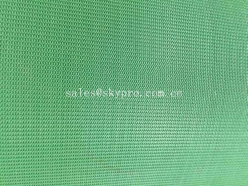 Industrial PVC Conveyor Belt Green Rubber Belts Rough Surface Grass Pattern