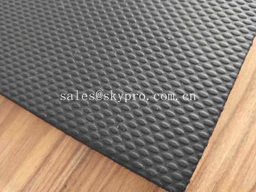 Non - Toxic Odourless Black Groove Grip Top Textured EVA Foam Shoe Sole Sheet