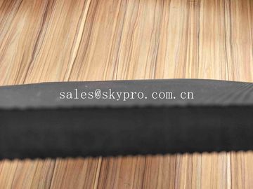 Non - Toxic Odourless Black Groove Grip Top Textured EVA Foam Shoe Sole Sheet