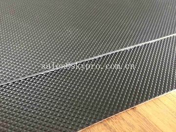 1.6mm Black Diamond Textured Light PVC Conveyor Belting Strong Load Capacity