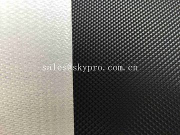 1.6mm Black Diamond Textured Light PVC Conveyor Belting Strong Load Capacity