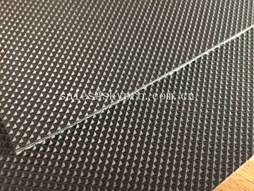 1.6mm Black Diamond Textured Light PVC Conveyor Belting Strong Load Capacity