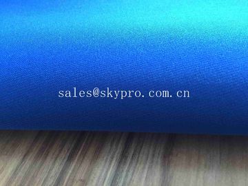 Custom Elastic Neoprene Fabric Stretchy Polyester Fabric Coated For Water Sports