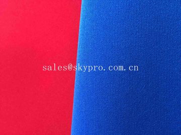 Custom Elastic Neoprene Fabric Stretchy Polyester Fabric Coated For Water Sports