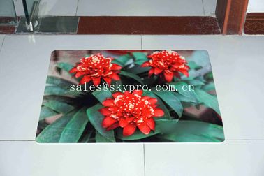 Soft Anti - Slip Water Absorption Bathroom Door Mats With Rubber Backing