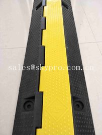 SGS Molded Rubber Products 1 Channel Heavy Duty Rubber Cable Tray Cable Protector