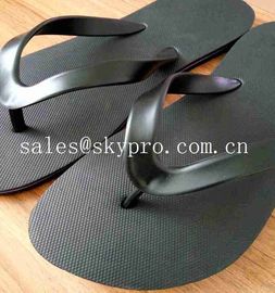 Soft Fashionable Beach Flip Flop Comfortable Natural Rubber Summer Sandals / Slippers