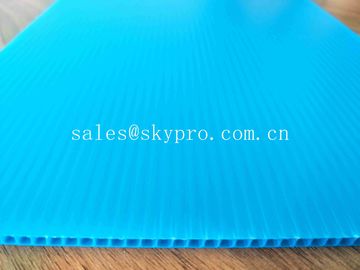 Blue Dirt - proof Polypropylene Hollow Sheet Durable PP Corrugated Plastic Boards