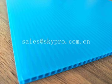 Blue Dirt - proof Polypropylene Hollow Sheet Durable PP Corrugated Plastic Boards