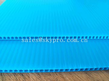 Blue Dirt - proof Polypropylene Hollow Sheet Durable PP Corrugated Plastic Boards