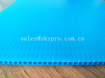 Blue Dirt - proof Polypropylene Hollow Sheet Durable PP Corrugated Plastic Boards