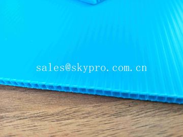 Ultraviolet - Proof Clear Plastic Hollow Board Corrugated Environmentally Friendly