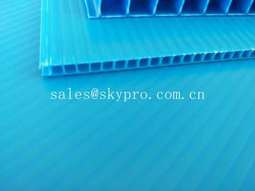 Ultraviolet - Proof Clear Plastic Hollow Board Corrugated Environmentally Friendly