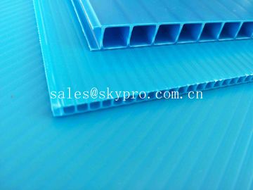 Ultraviolet - Proof Clear Plastic Hollow Board Corrugated Environmentally Friendly