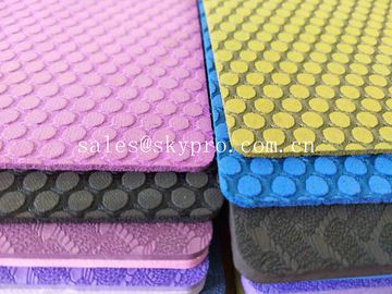 No Smell Custom Print Double Layer EVA Foam Sheet Eco Anti Slip TPE Yoga Mat Colorful